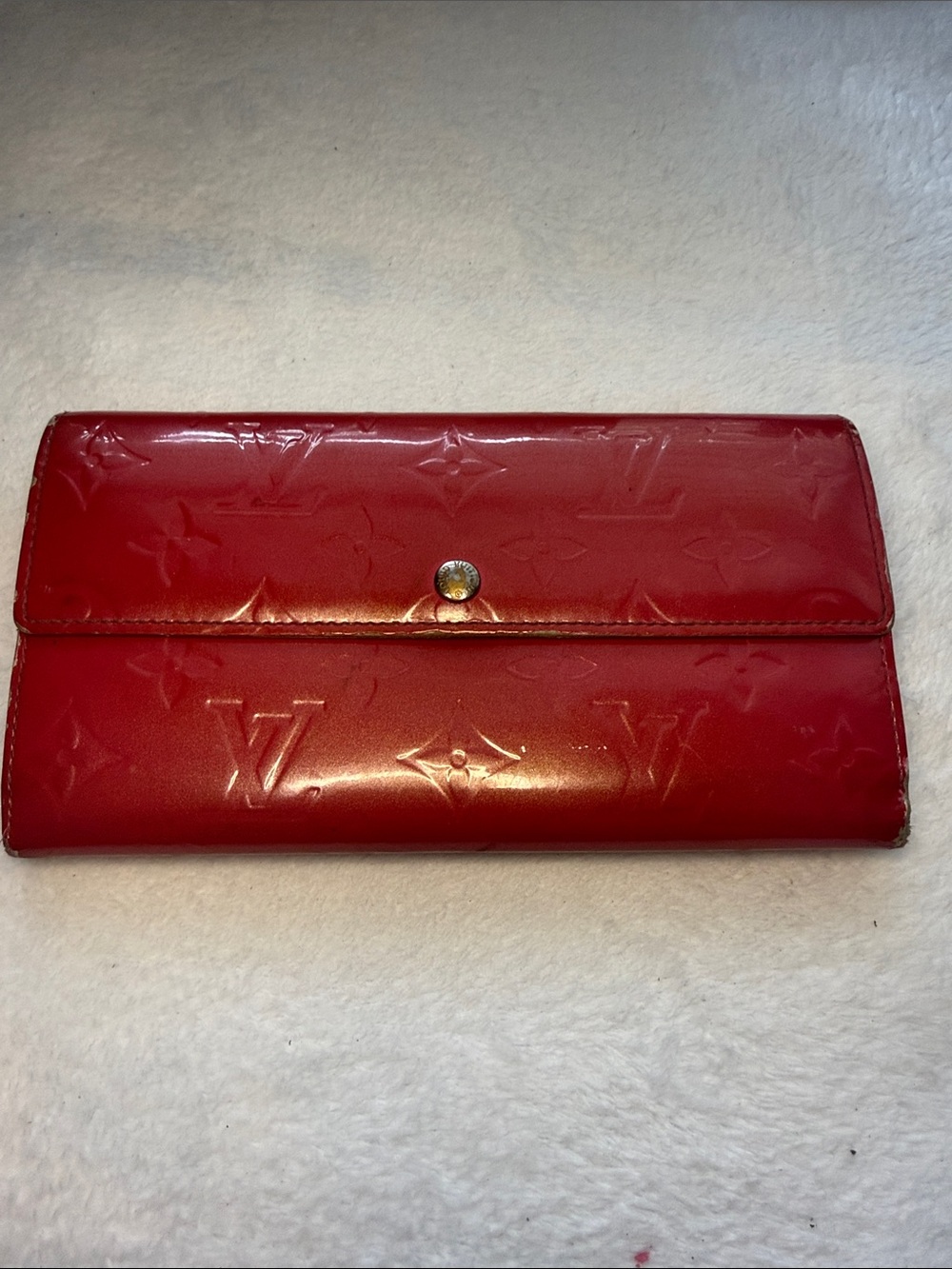 Louis Vuitton Vernis Porte Feuille Sarah Wallet